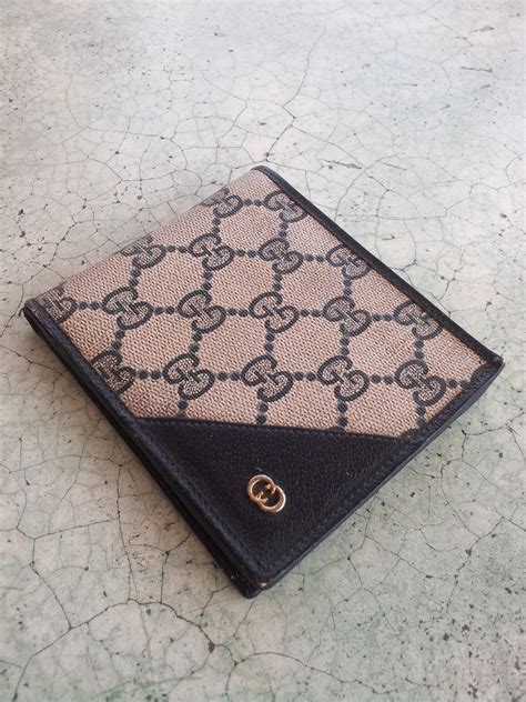 gucci cloth wallet used|authentic gucci wallet.